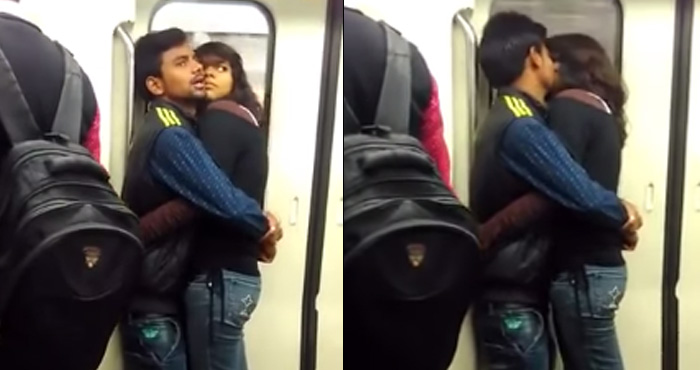 दिल्ली मेट्रो में कपल की ये हरकत झुका देगी लोगों की निगाहें, देखें वीडियो