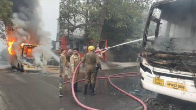 Photo of गाजियाबाद में स्कूल बस में लगी आग, बच्चों को छोड़कर भागा ड्राइवर, इस तरह बची मासूमों की जान