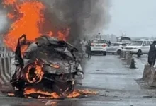 Photo of यूपी के बुलंदशहर में दर्दनाक सड़क हादसा, कार में आग लगने से जिंदा जलकर 5 लोगों की मौत