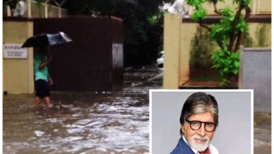 Photo of मुंबई की बारिश से बेहाल मायानगरी, अमिताभ बच्चन का बंगला ‘प्रतीक्षा’ भी जलमग्न