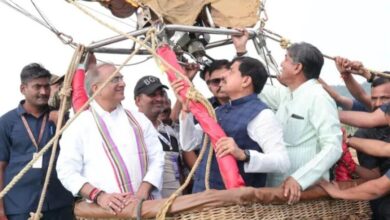 Photo of बाल-बाल बचे सीएम मोहन यादव, हॉट एयर बैलून में लगी आग, सामने आया वीडियो