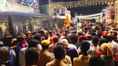 Photo of कर्नाटक के मांड्या में गणेश विसर्जन के दौरान सांप्रदायिक तनाव, पुलिस ने संभाला मोर्चा