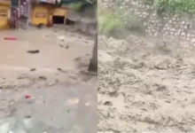 Photo of उत्तरकाशी में बादल फटा, नौगांव में बाढ़ और भूस्खलन से अफरा-तफरी