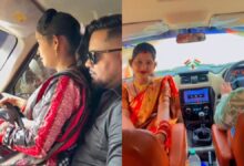 Photo of चलती कार में दिखावा पड़ा भारी, पति-पत्नी को चालान का तोहफ़ा