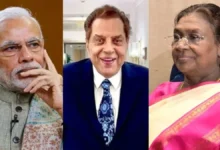 Photo of दिग्गज अभिनेता धर्मेंद्र के निधन पर, राष्ट्रपति मुर्मू और प्रधानमंत्री मोदी समेत देश के बड़े नेताओं ने जताया शोक