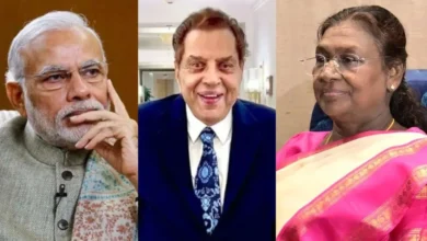 Photo of दिग्गज अभिनेता धर्मेंद्र के निधन पर, राष्ट्रपति मुर्मू और प्रधानमंत्री मोदी समेत देश के बड़े नेताओं ने जताया शोक