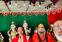 Photo of श्रीमहंत नारायण गिरि महाराज अमेरिका पहुंचे, फ्लोरिडा में विशाल सत्संग सभा का करेंगे आयोजन