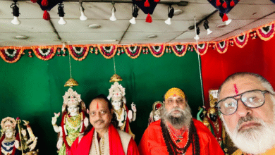 Photo of श्रीमहंत नारायण गिरि महाराज अमेरिका पहुंचे, फ्लोरिडा में विशाल सत्संग सभा का करेंगे आयोजन