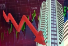 Photo of मिडिल-ईस्ट तनाव के बीच शेयर बाजार में बड़ी गिरावट, सेंसेक्स 1352 अंक टूटा, निफ्टी 24,028 पर बंद