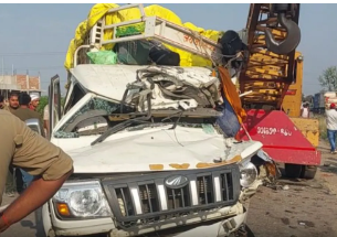 Photo of यूपी के कौशांबी में पिकअप हादसा, तीन बच्चों समेत आठ लोगों की मौत