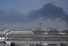 Photo of ड्रोन हमले से ऑयल टैंक में लगी आग, सुरक्षा कारणों से दुबई इंटरनेशनल एयरपोर्ट पर उड़ानें अस्थायी रूप से निलंबित