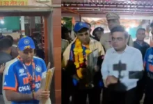 Photo of टी20 वर्ल्ड कप 2026 जीतने के बाद टीम इंडिया ने हनुमान मंदिर में मनाया जश्न