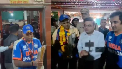 Photo of टी20 वर्ल्ड कप 2026 जीतने के बाद टीम इंडिया ने हनुमान मंदिर में मनाया जश्न