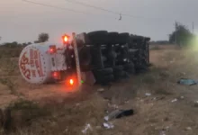 Photo of आंध्र प्रदेश के कुरनूल में भीषण सड़क हादसा, 8 तीर्थयात्रियों की मौत, 10 से ज्यादा घायल