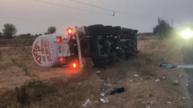 Photo of आंध्र प्रदेश के कुरनूल में भीषण सड़क हादसा, 8 तीर्थयात्रियों की मौत, 10 से ज्यादा घायल