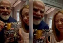 Photo of इटली दौरे पर PM मोदी ने जॉर्जिया मेलोनी को दी मेलोडी टॉफी