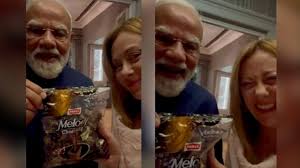 Photo of इटली दौरे पर PM मोदी ने जॉर्जिया मेलोनी को दी मेलोडी टॉफी