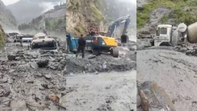 Photo of जम्मू-कश्मीर में मूसलाधार बारिश से तबाही, किश्तवाड़ में पावर प्रोजेक्ट के पास बड़ा भूस्खलन, डोडा–किश्तवाड़ मार्ग बंद