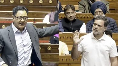 Photo of संसद का गतिरोध खत्म करने की कोशिश तेज, राहुल-प्रियंका से 50 मिनट मिले किरेन रिजिजू, कई अहम मुद्दों पर हुई चर्चा