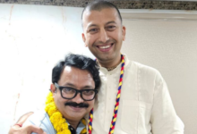 Photo of लखनऊ इस्कॉन मंदिर के अध्यक्ष श्री अपरिमेय दास जी ने ‘आज की खबर’ के चेयरमैन डॉ. चन्द्रसेन वर्मा को जन्मदिन पर दिया आशीर्वाद