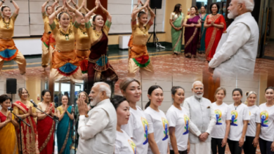 Photo of बिश्केक पहुंचे PM मोदी, एयरपोर्ट पर हुआ गर्मजोशी से स्वागत होटल में भारतीय समुदाय ने दी खास प्रस्तुति